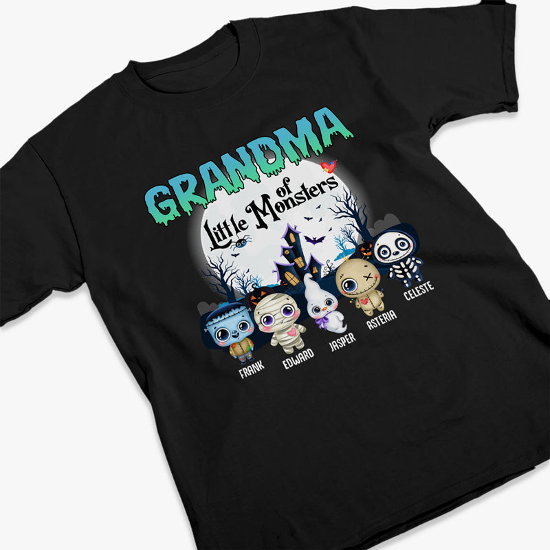 Nana Of These Little Monsters - Personalized Custom Unisex T-Shirt, Hoodie, Sweatshirt - Gift For Grandma, Gift For Grandparents, Halloween Gift