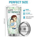 Custom Name First Father's Day Gifts for Daddy - Personalized Tumbler