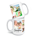 My Kids, My Everlasting Memories - Family Personalized Custom Mug - Gift For Grandma