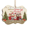 We'll Be Connected - Bestie Personalized Custom Ornament - Wood Benelux Shaped - Christmas Gift For Best Friends, BFF, Sisters