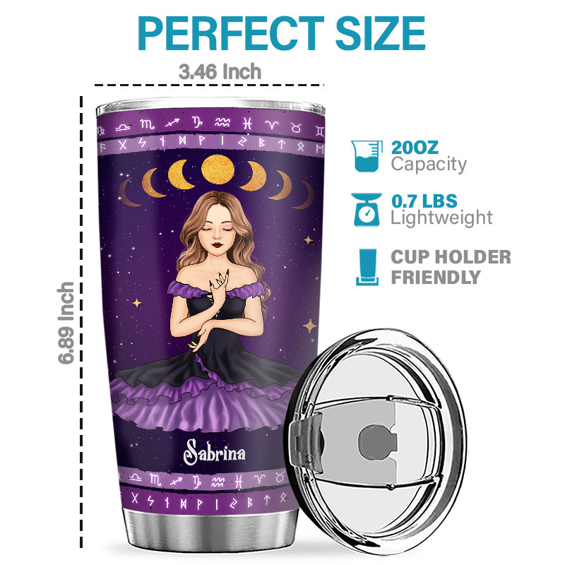 I Am Descended From That Witch You Could Not Burn - Personalized Custom Witch Tumbler - Halloween Gift For Witches, Yourself