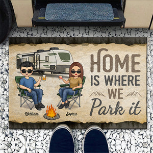One Campsite At A Time - Camping Personalized Custom Home Decor Decorative Mat - House Warming Gift For Husband Wife, Camping Lovers