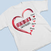 Grandma's Sweethearts - Family Personalized Custom Unisex T-shirt, Hoodie, Sweatshirt - Gift For Grandma