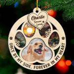 Custom Photo My Hardest Goodbye - Memorial Personalized Custom Ornament - Acrylic Custom Shaped - Christmas Gift, Sympathy Gift For Pet Owners, Pet Lovers