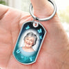 Custom Photo You Hold My Heart Forever - Memorial Personalized Custom Keychain - Sympathy Gift For Family Members