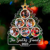 Custom Photo Home Sweet Home - Family Personalized Custom Ornament - Acrylic Custom Shaped - Christmas Gift For Family Members