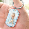 Custom Photo Loving Memories Never Die - Memorial Personalized Custom Keychain - Sympathy Gift For Family Members