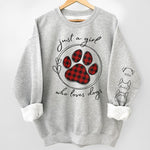 Custom Name Dog Lover Gifts for Women - Personalized Sweater