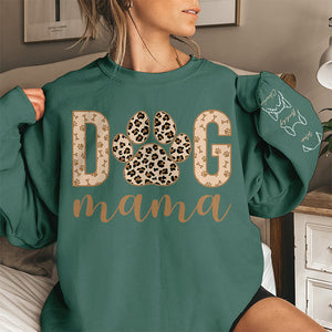 Best Fur Mama Ever - Dog & Cat Personalized Custom Unisex Sweatshirt With Design On Sleeve - Gift For Pet Owners, Pet Lovers