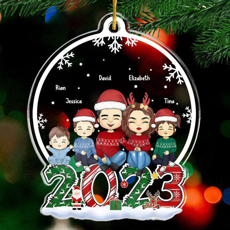 Family Is A Special Gift - Family Personalized Custom Ornament - Acrylic Custom Shaped - Christmas Gift For Family Members