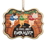 Custom Name Christmas Cat Gifts for Cat Lovers - Personalized Ornament