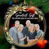 Custom Photo The Presence Of A Happy Family - Family Personalized Custom Ornament - Acrylic Custom Shaped - Christmas Gift For Family Members