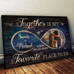 Custom Photo Couple Love Gifts - Personalized Poster