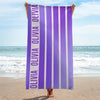 Our Colorful Summer Days - Bestie Personalized Custom Beach Towel - Gift For Best Friends, BFF, Sisters