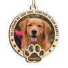 Custom Photo They Lived, They Loved, They Purred - Memorial Personalized Custom Ornament - Wood Custom Shaped - Christmas Gift, Sympathy Gift For Pet Owners, Pet Lovers