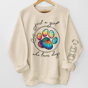 Love Comes In Fur And Paws - Dog & Cat Personalized Custom Unisex Sweatshirt With Design On Sleeve - Gift For Pet Owners, Pet Lovers