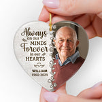 Custom Photo Memorial Christmas Gifts - Personalized Ceramic Ornament