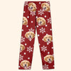 Custom Photo Be Merry And Shine Bright - Dog & Cat Personalized Custom Face Photo Pajama Pants - Christmas Gift For Pet Owners, Pet Lovers