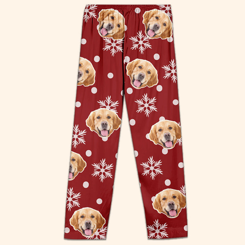 Custom Photo My Pet Thinks I'm Cool - Dog & Cat Personalized Custom Face  Photo Pajama Pants - New Arrival, Christmas Gift For Pet Owners, Pet Lovers