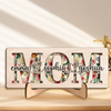 Mum You Are The Piece That Holds Us Together - Family Personalized Custom 2-Layered Wooden Plaque With Stand - House Warming Gift For Mom