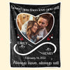 Custom Photo Love You Still - Couple Personalized Custom Blanket - Christmas Gift For Husband Wife, Anniversary