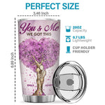 You Are My Queen Forever - Couple Personalized Custom Tumbler - Gift For Husband Wife, Anniversary