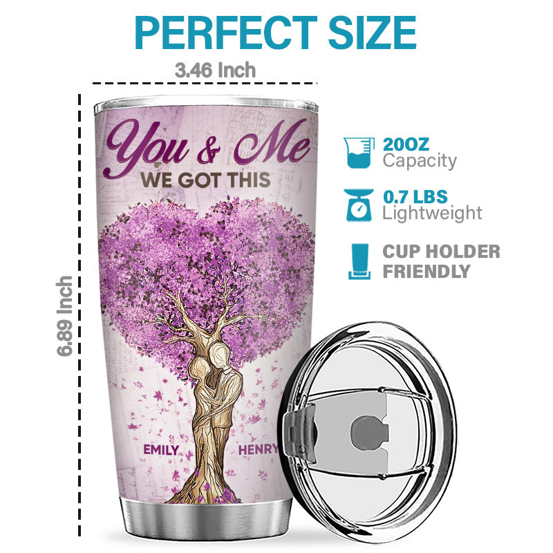 You Are My Queen Forever - Couple Personalized Custom Tumbler - Gift For Husband Wife, Anniversary