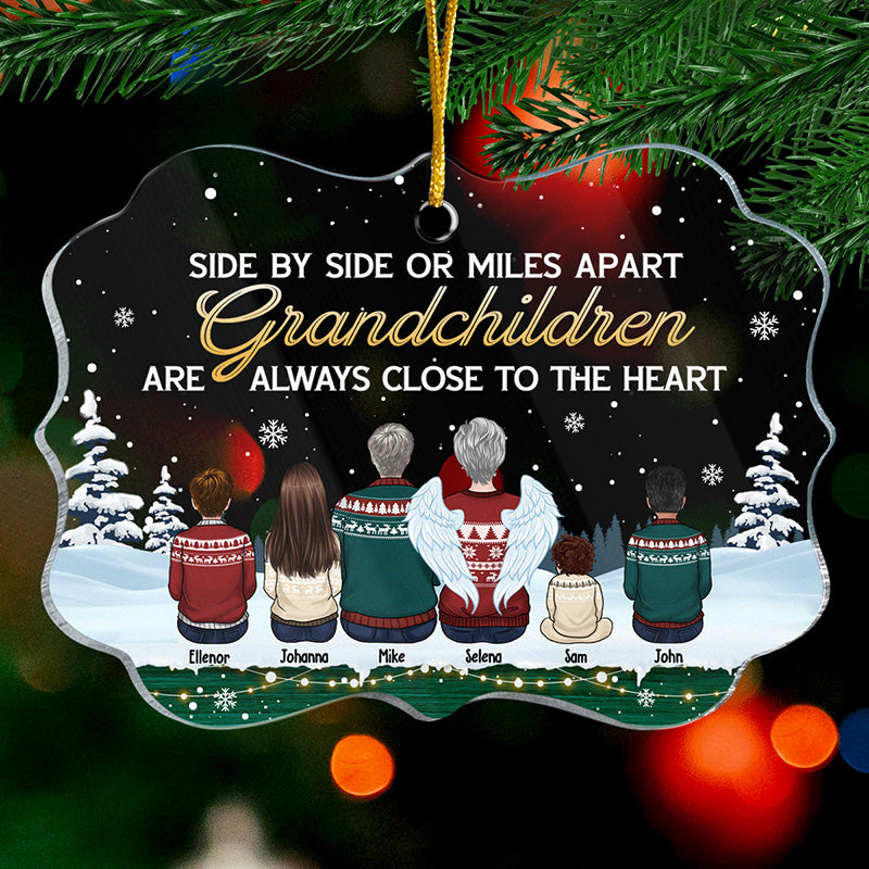 There Is No Greater Gift Than Grandchildren - Family Personalized Custom Ornament - Acrylic Benelux Shaped - Christmas Gift For Family Members