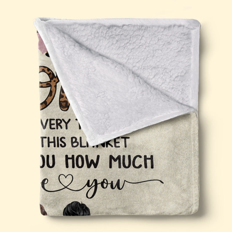My Mother Is A Walking Miracle - Family Personalized Custom Blanket - Christmas Gift For Mom