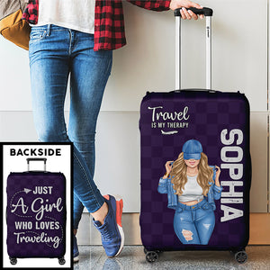 Summer Is Calling And I Definitely Must Go - Travel Personalized Custom Luggage Cover - Gift For Traveling Lovers