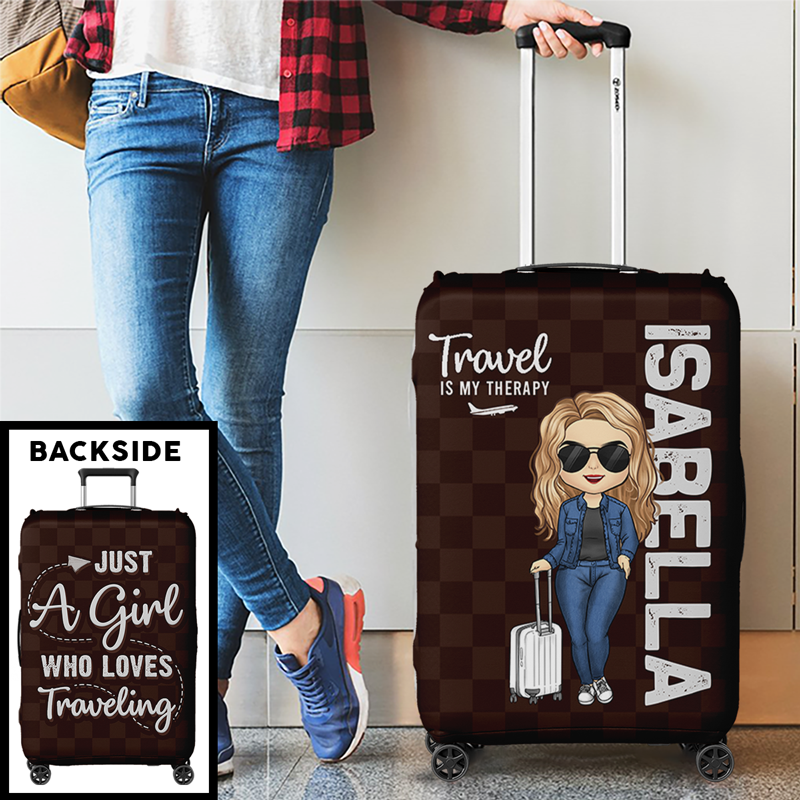 Personalized Custom Luggage Cover - Gift For Traveling Lovers, Travel -  Pawfect House