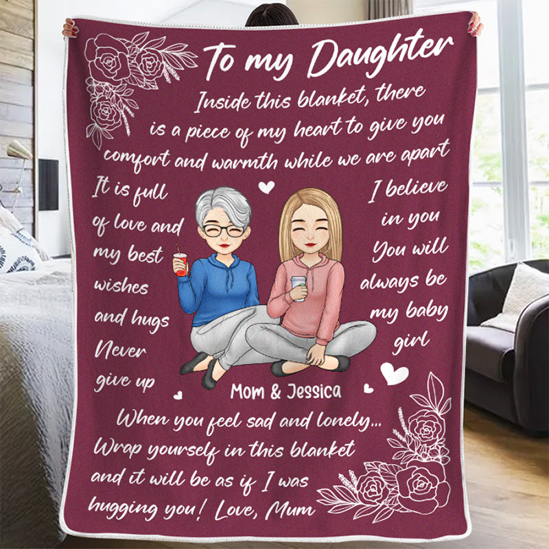 Mom Personalized Blanket from Daughter & Son, To My Mom We Love