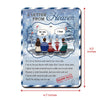 Heaven Mail - Memorial Personalized Custom Wooden Card With Pop Out Ornament - Christmas Gift, Sympathy Gift For Family Members