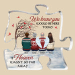 Custom Name Memorial Angel Family Decor - Personalized Shaped Acrylic Plaque