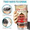 Thank You For Coming Into My Life - Couple Personalized Custom Tumbler - Gift For Husband Wife, Anniversary
