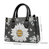 Grandma's Blessing - Family Personalized Custom Leather Handbag - Birthday Gift For Grandma