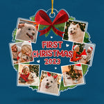 Custom Pet Photo Christmas Gifts for Dog Lovers - Personalized Ornament
