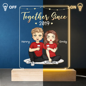 I'm Yours, No Returns Or Refunds - Couple Personalized Custom Shaped 3D LED Light - Gift For Husband Wife, Anniversary