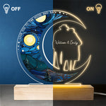 Custom Name Romantic Couple Gifts - Personalized 3D LED Light