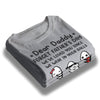 Greatest Dad Ever - Family Personalized Custom Unisex T-shirt, Hoodie, Sweatshirt - Father's Day, Birthday Gift For Dad