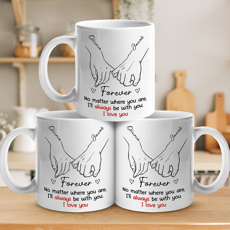 I'll Go Anywhere With You - Couple Personalized Custom Mug - Gift For Husband Wife, Anniversary