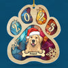 Have A Sweet Pawlidays - Dog & Cat Personalized Custom Ornament - Acrylic Paw Shaped - Christmas Gift For Pet Owners, Pet Lovers