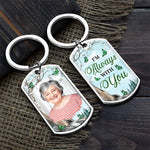 Custom Photo Memorial Butterfly Gifts - Personalized Keychain