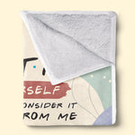 Consider It A Big Hug From Me - Bestie Personalized Custom Blanket - Gift For Best Friends, BFF, Sisters