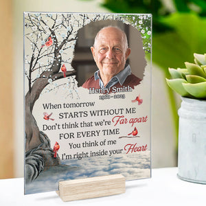 Custom Photo Still Loved, Still Missed - Memorial Personalized Custom Rectangle Shaped Acrylic Plaque - Sympathy Gift For Family Members