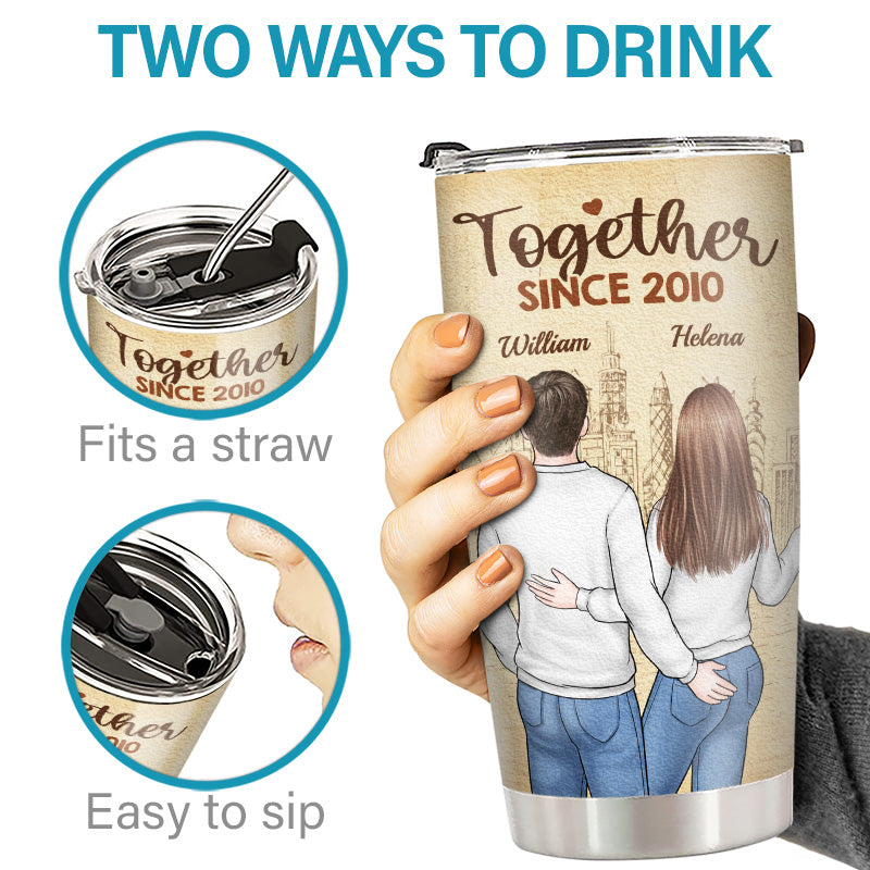 You Are All I Need - Couple Personalized Custom Tumbler - Gift For Husband Wife, Anniversary