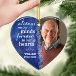 Custom Photo Memorial Christmas Gifts - Personalized Ceramic Ornament