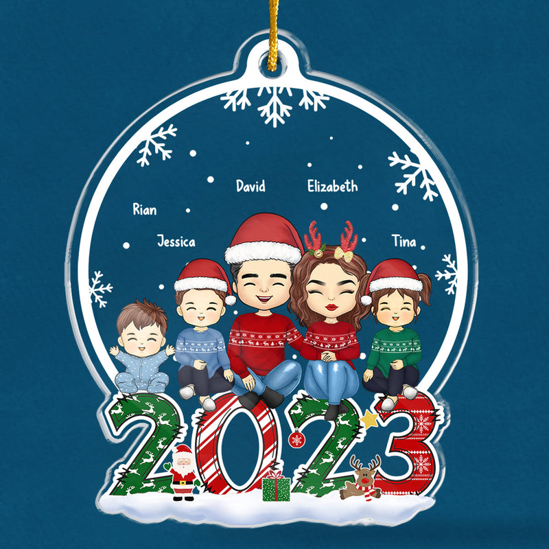 Family Is A Special Gift - Family Personalized Custom Ornament - Acrylic Custom Shaped - Christmas Gift For Family Members