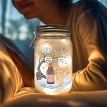 I Still Talk About You - Memorial Personalized Custom Mason Jar Light - Sympathy Gift For Pet Owners, Pet Lovers