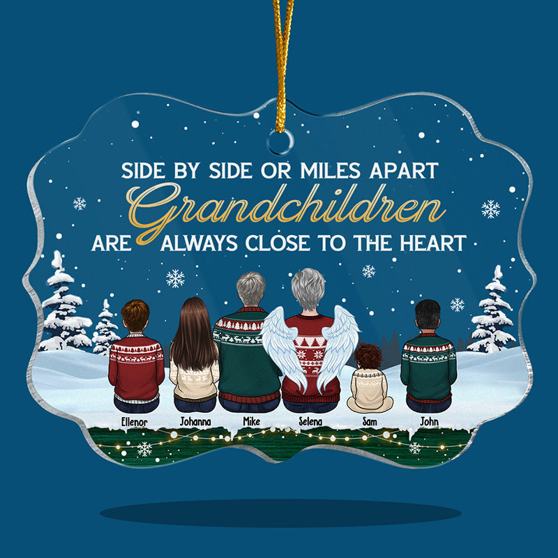 There Is No Greater Gift Than Grandchildren - Family Personalized Custom Ornament - Acrylic Benelux Shaped - Christmas Gift For Family Members